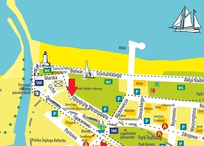 Appartement Obroncow Westerplatte 2 Minuty Do Plazy Kołobrzeg